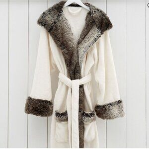 Pottery Barn Faux Fur Ombre Robe